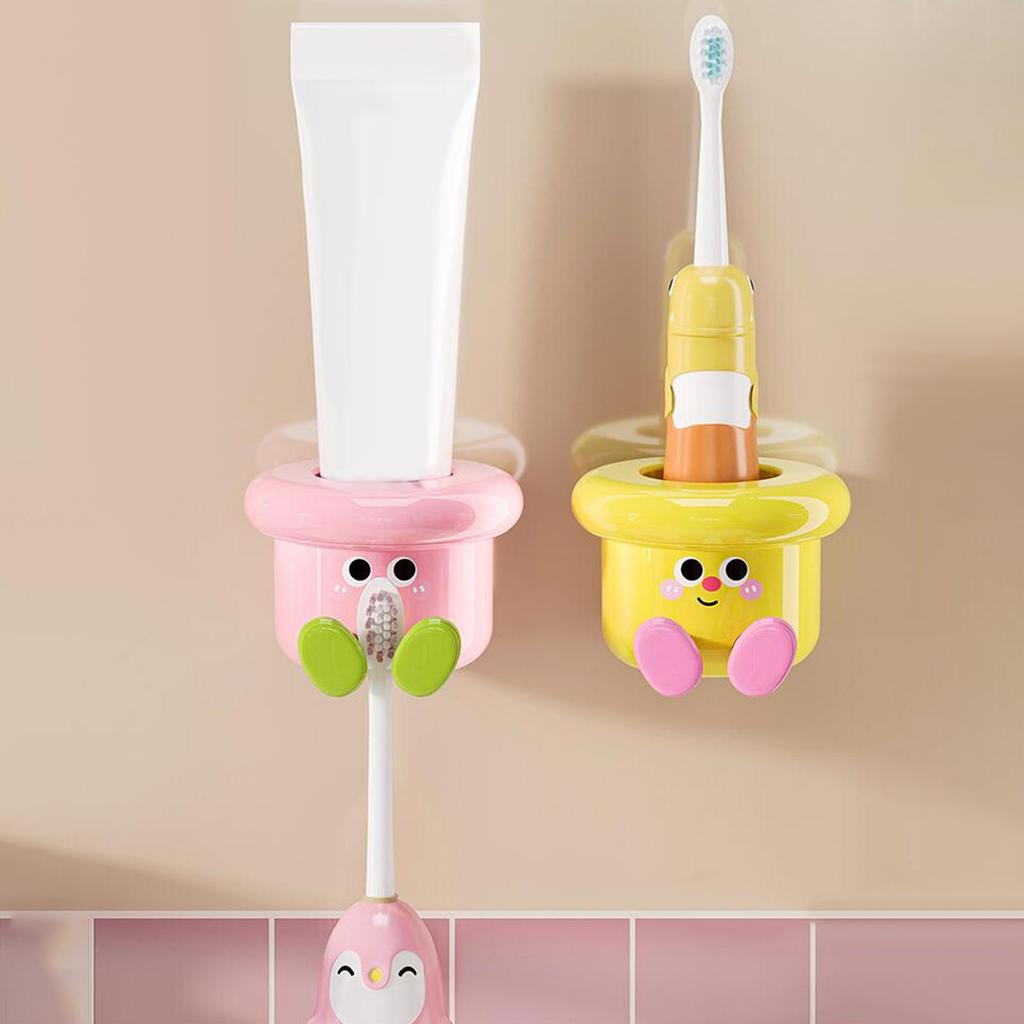 Badezimmer-Organizer für elektrische Zahnbürsten und Make-up-Pinsel, Wandmontage
