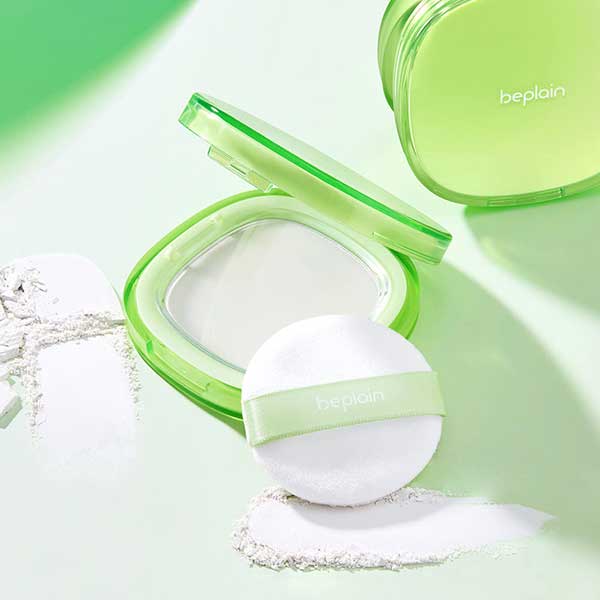 BEPLAIN Mung Bean Cotton Fit Powder Pact SPF30 PA+++ Oil Control Sun Powder 7g