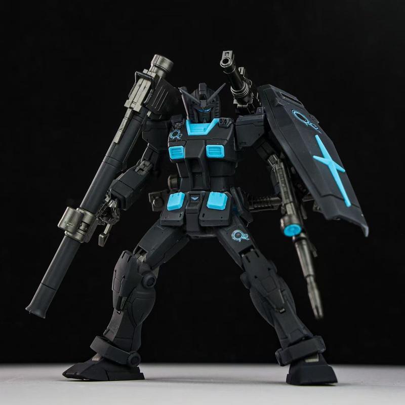 Base Limited HG 1/144 Rx-78- 2 Recirculation Material Neon Blue Snap Fit Model Kit Action Figures Desktop Ornament Fashion Toys