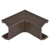 OHM Electric Cable Raceway Inside Corner Joint No.1 Dark Wood Grain DZ-AMI1-MD