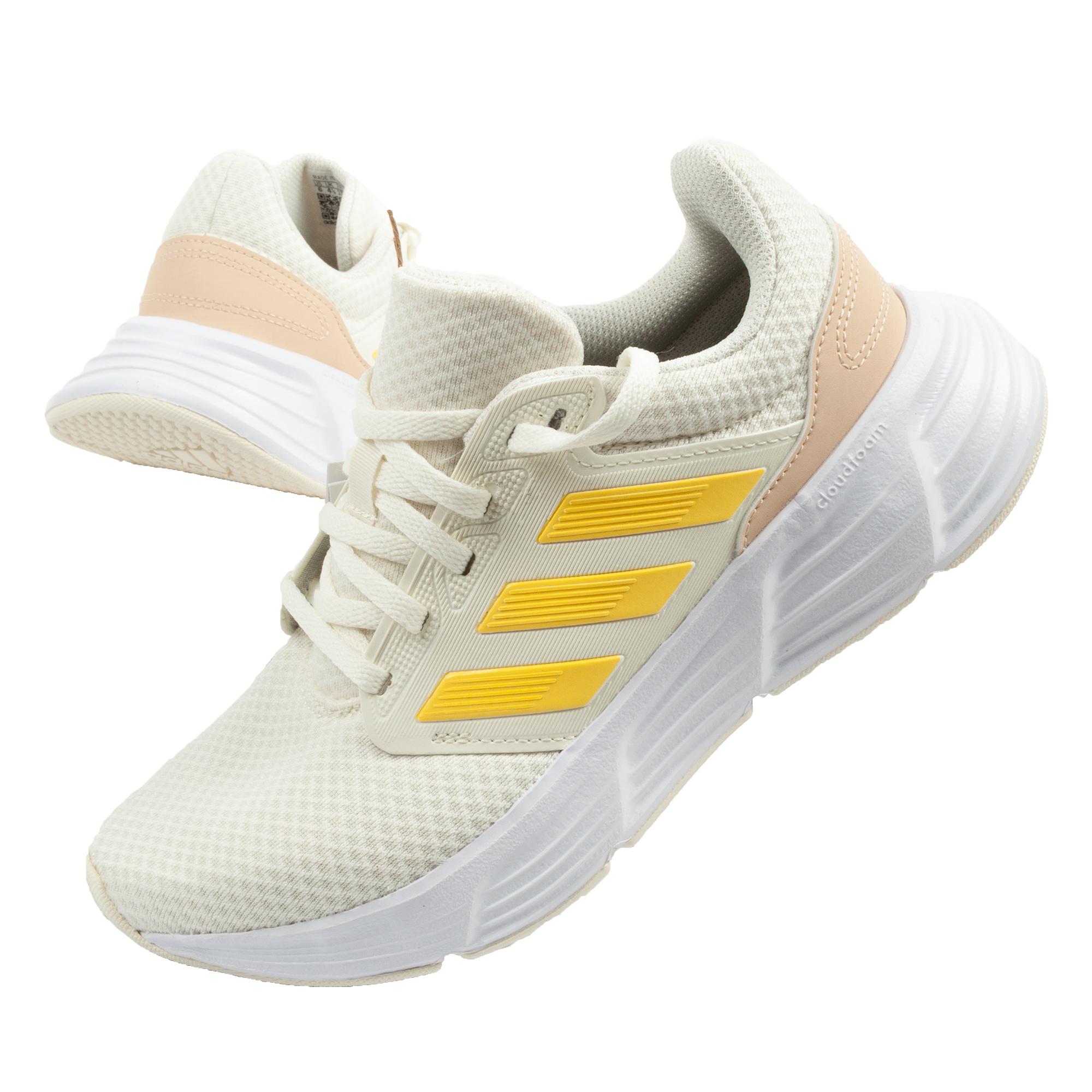 Adidas Galaxy 6 W Bēšs/Spīdīgs/Sarkans Skriešana