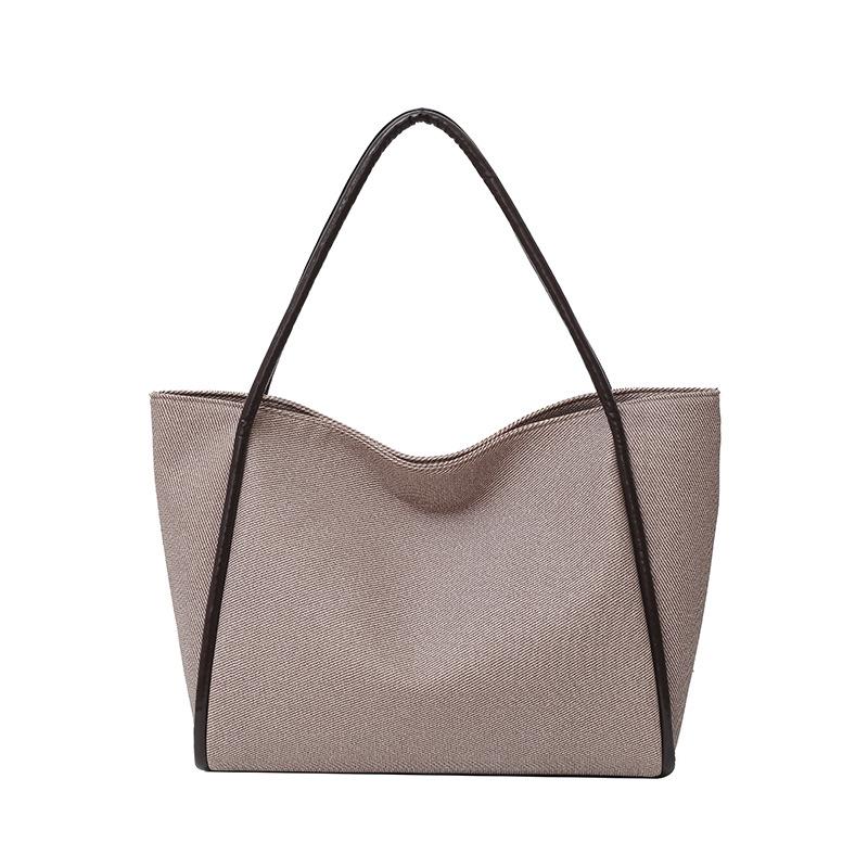 Winter new canvas tote bag shoulder women's bag portable large capacity women's backpack fashionable versatile bag