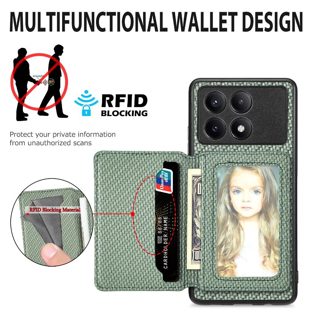 For Poco F8 Pro Ultra 5G Leather Back Case RFID Blocking Card Funda Xiaomi Poco F8 Ultra Case Mi PocoF8 F 8 F8Pro Magnet Cover