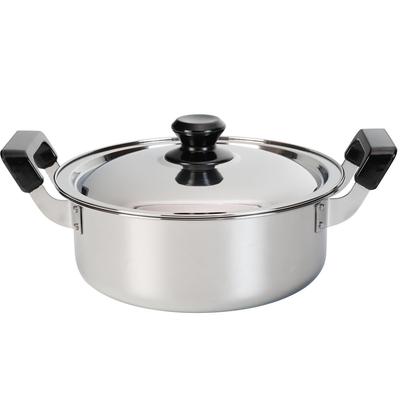 Wahei Freiz Stainless Steel Two-Handed Cooking Pot 22cm 3.4L IH Compatible Gas Umiya RB-3251