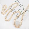 Women's Beaded Pearl Chain Waist Belt - 6mm To 8mm Aluminum Chain for Boots and Clothing Accessories