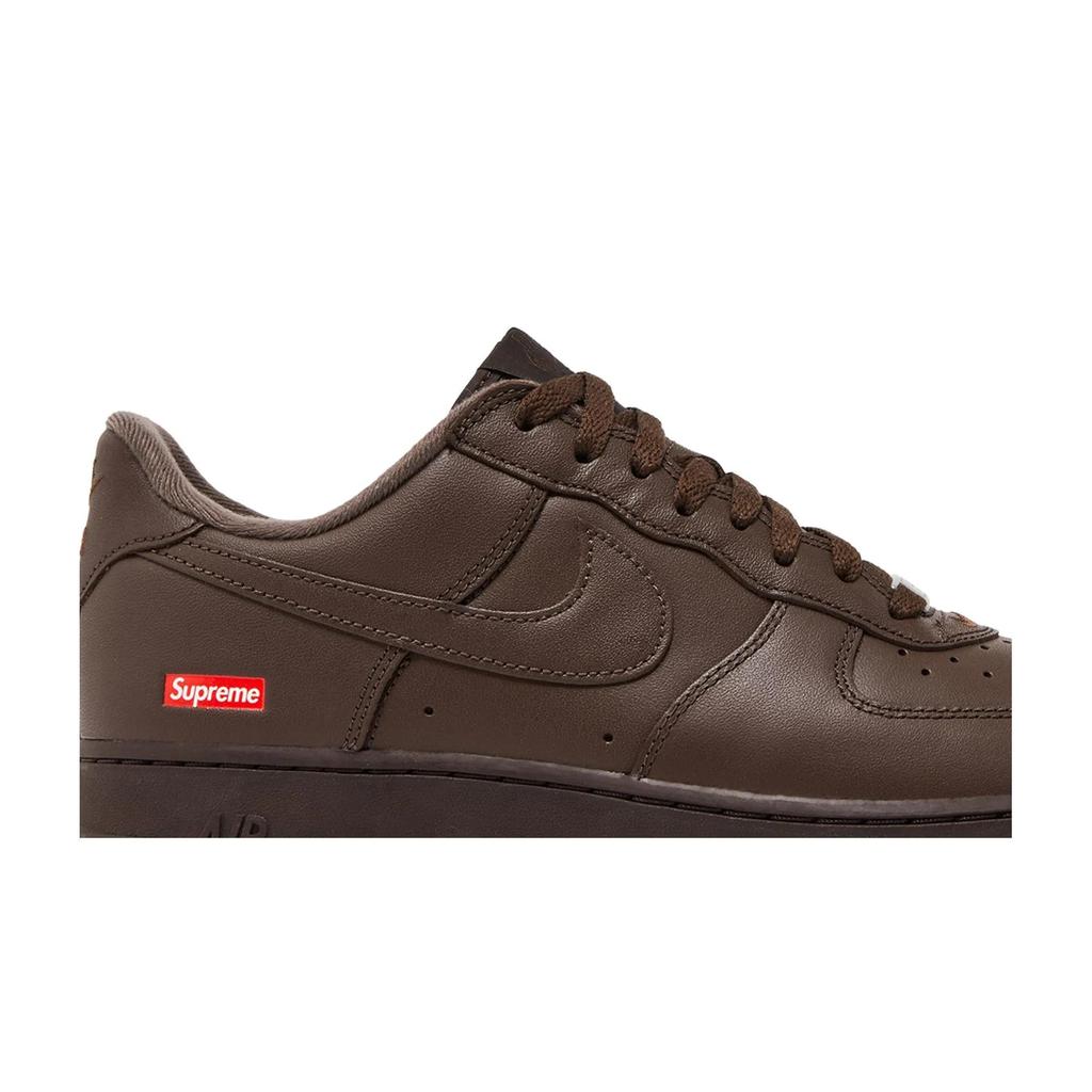 Nike Air Force 1 Low 'Box Logo - Baroque Brown' (Unisex) Baroque Brown / Baroque Brown / Baroque Brown Skate Shoes CU9225 200