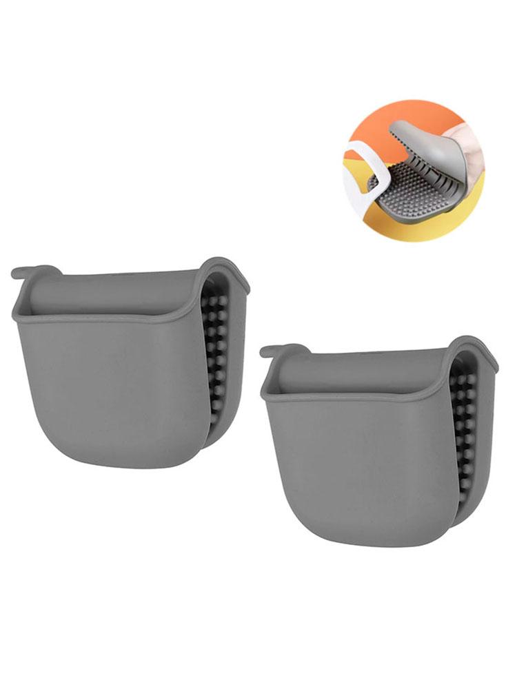 

Силиконовые прихватки, термостойкие мини-перчатки для духовки, силиконовые держатели для кастрюль, мини-защита для пальцев, захваты для приготовления пищи при жарке в аэрогриле