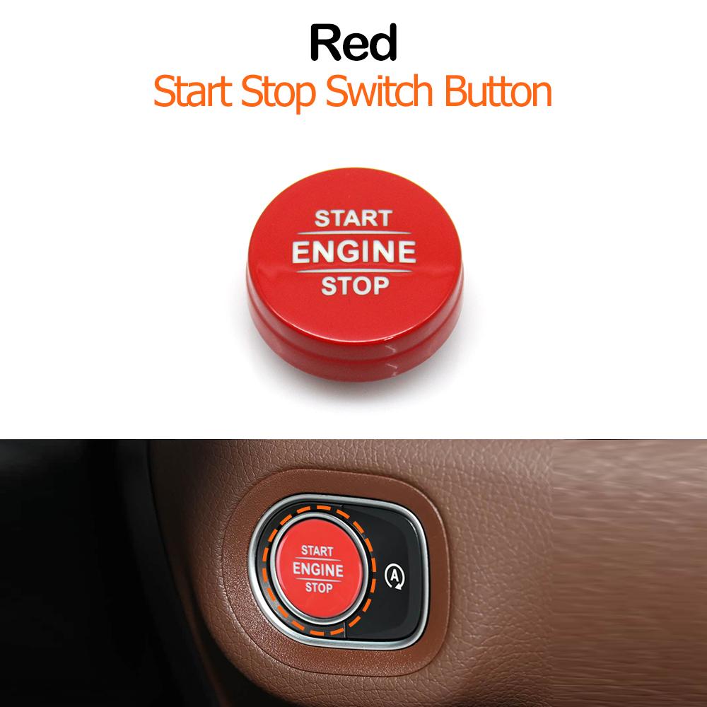 Car Interior Engine Start Stop Button Replace Cover OFF Switch Key Decor For Mercedes Benz GLE G Class W167 W463 W465 G55