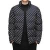 Padded Clothes Men's Autumn and Winter New Trend Letter Cotton Clothes Thickened Warm Stand-up Collar Jacket Men's Bread Clothes
