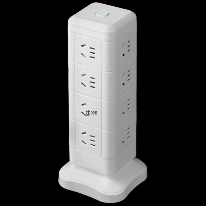 

Zhuochi Q4 Vertical Cube Power Strip with USB and LED CN plug (adapter included)