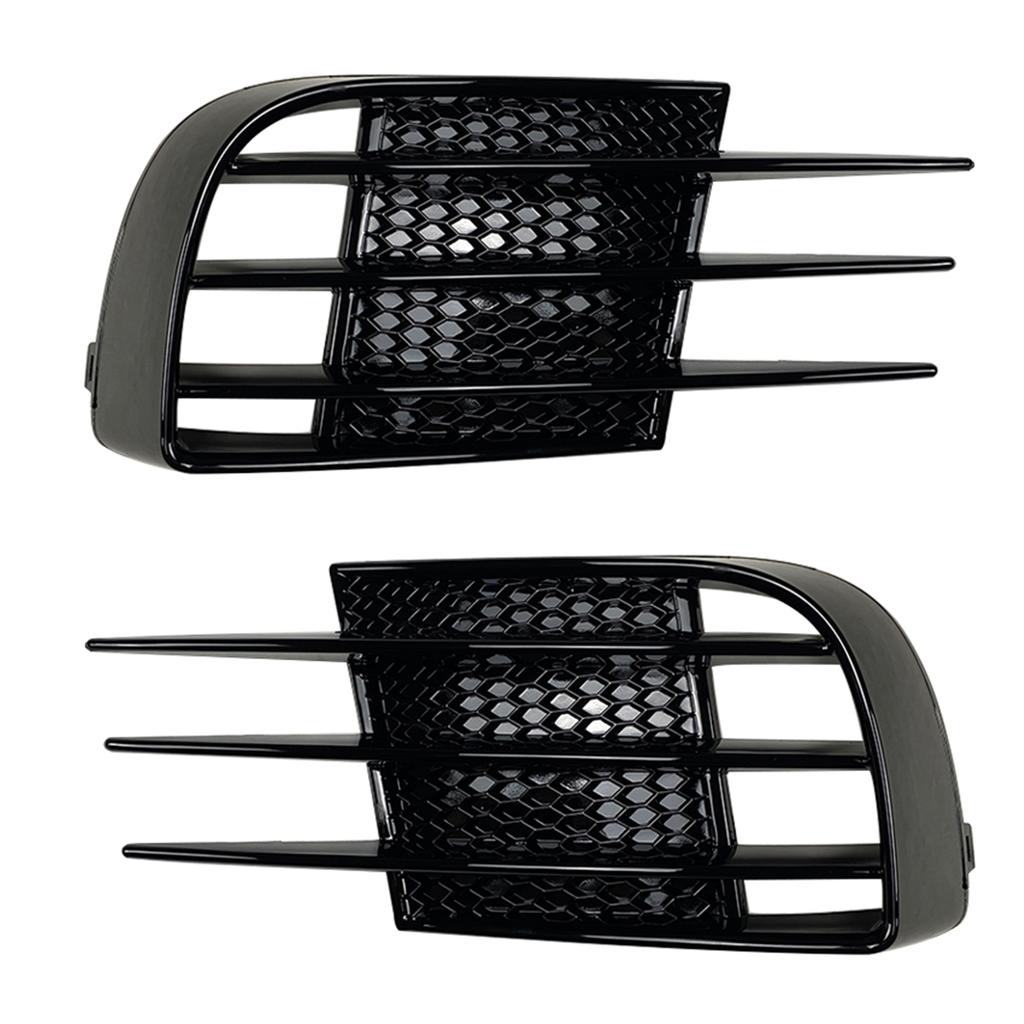 2PCS/SET Fog Light Cover Grille Trim Front Bumper Canard Splitter For Volkswagen VW Golf 6 MK6 GTI GTD 2008-2013 Car