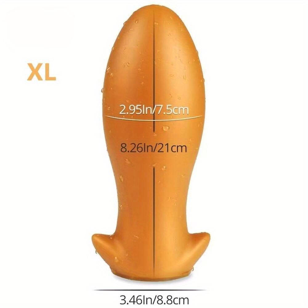 Super-Sized Anal Plug Trainer: Liquid Silicone Anal Plug Prostate Massage Anus Dilator For Beginners Advanced Users