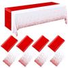 Small Polka Dot Disposable Tablecloth Thickened Waterproof PEVA Tablecloth Home Wedding Birthday Party Decoration Table Cloth
