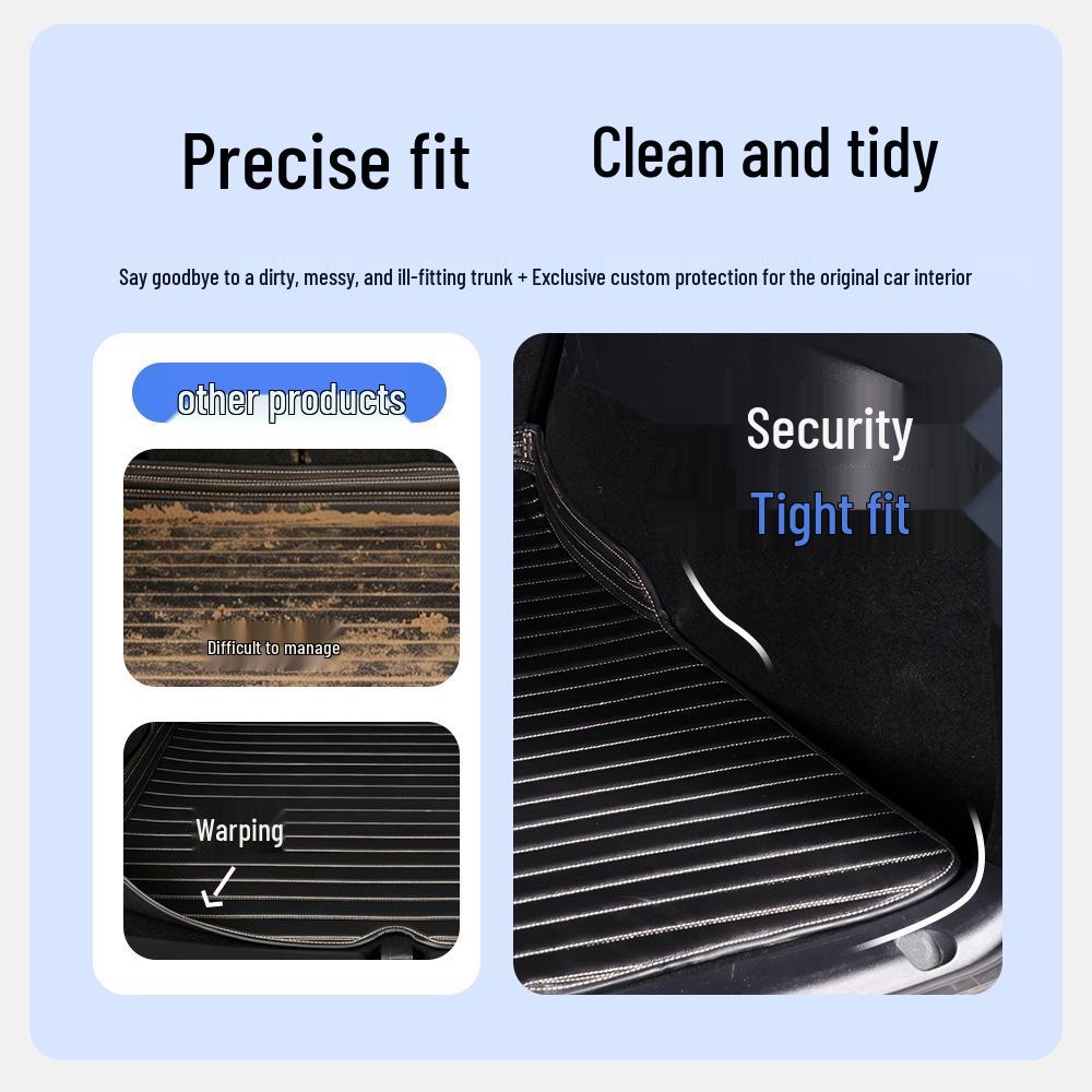 High-Edge Trunk Mat for Maserati: Non-Slip, Warp-Free, All-Season Durability