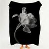 Art B Black A And W White A Art P Plant F Flower Throw Flannel Throw Blanket Suitable for Sofa Living Room Bedroom