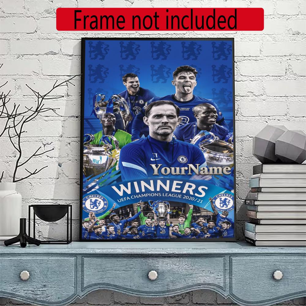 Chelsea Fc Personalized Text Diamond Painting Round Diamond Mosaic Rhinestones Diamond Embroidery Craft Kit Wall Decor Without Frame