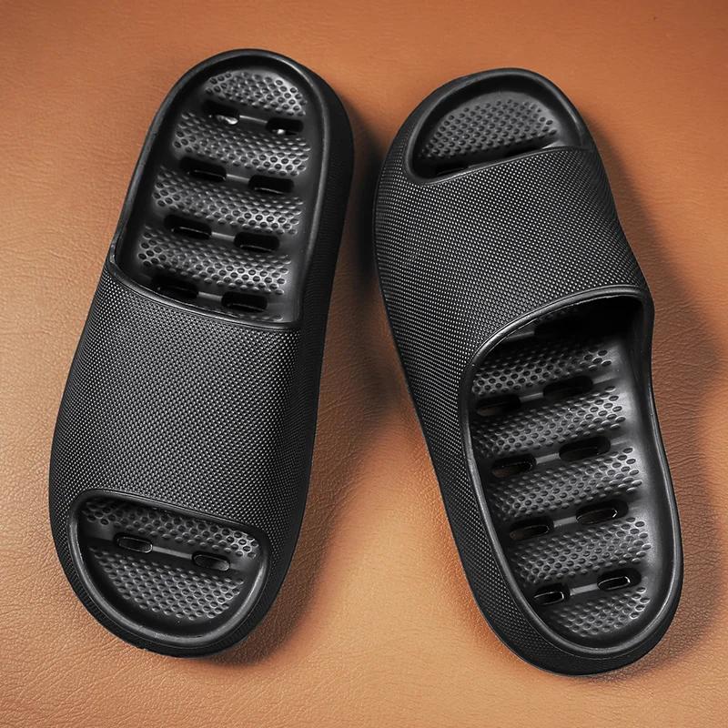 Summer Popular Men's and Women's Thick-soled Sandals, Hollow-soled Comfortable Plastic Sandals, Heightening Slippers
