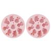 2 Stück Cartoon-Tiere Geformte Silikon-Kuchenform Antihaft Schokolade Fondantform Backwerkzeuge(Rosa )