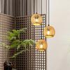 Japanese Bamboo Lantern: Retro Woven Pendant Light for Tea Room or Restaurant