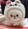 * Stray Kids Plush Lying Wearing Hat Cartoon Plush Keychain Backpack Ornament Felix HyunJin Chan Jisung Woojin Fans Gifts