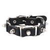 Skull Leather Punk Bracelet: European & American Trend, Cowhide Chain, Bold Hip Hop Style