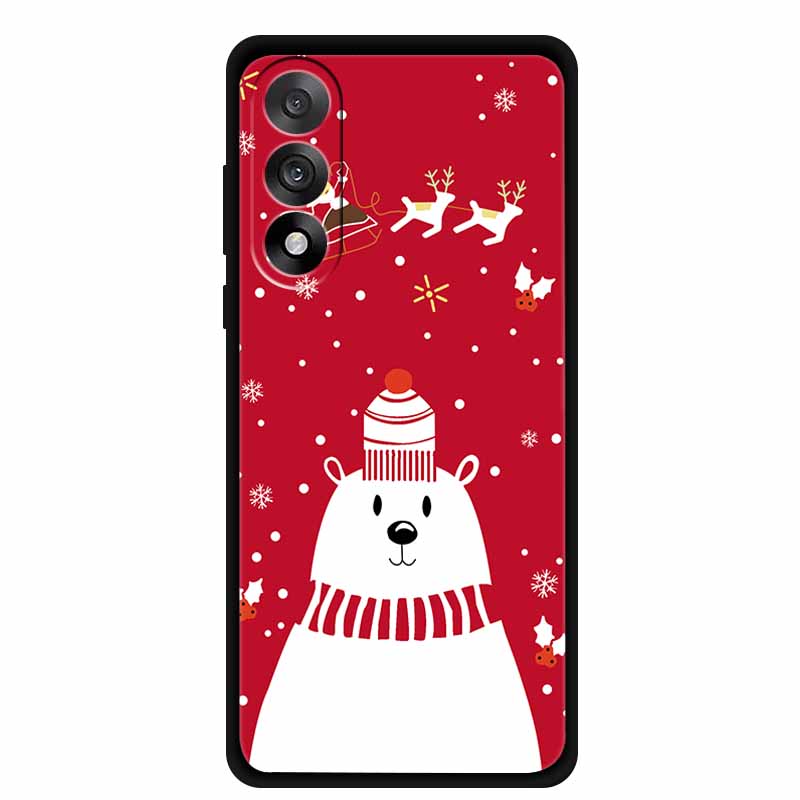 Christmas Phone Cases For OnePlus Nord 5 5G Case Shockproof Silicone Soft Black Cover Christmas Tree for 1+ Nord 5 5G Back Cover