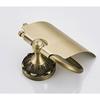 European Brushed Toilet Paper Holder Wall Mounted Space Saving Retros Gold Decorative Bathroom Accessories