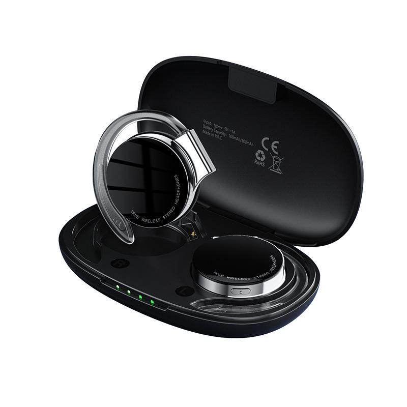 F2 TWS Sports Ear-Hook Bluetooth 5.2 Earphones, Noise Cancelling, Low Latency