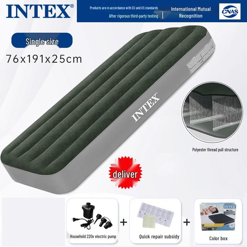 Portable Inflatable Air Mattress - Folding Outdoor/Nap Mat