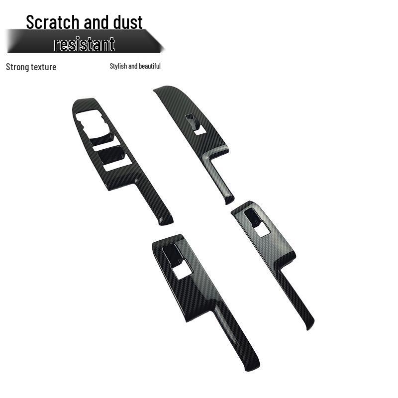 Carbon Fiber Window Switch Trim for 2022-2024 Ford Maverick