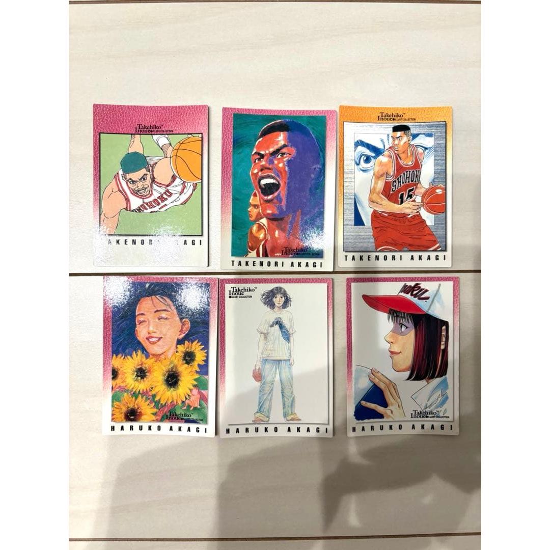 Slam Dunk Carddas Masters Akagi & Haruko 6-piece set