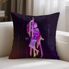 Kpop Demon Hunters Anime Cushion Cover Sofa Pillowcase Home