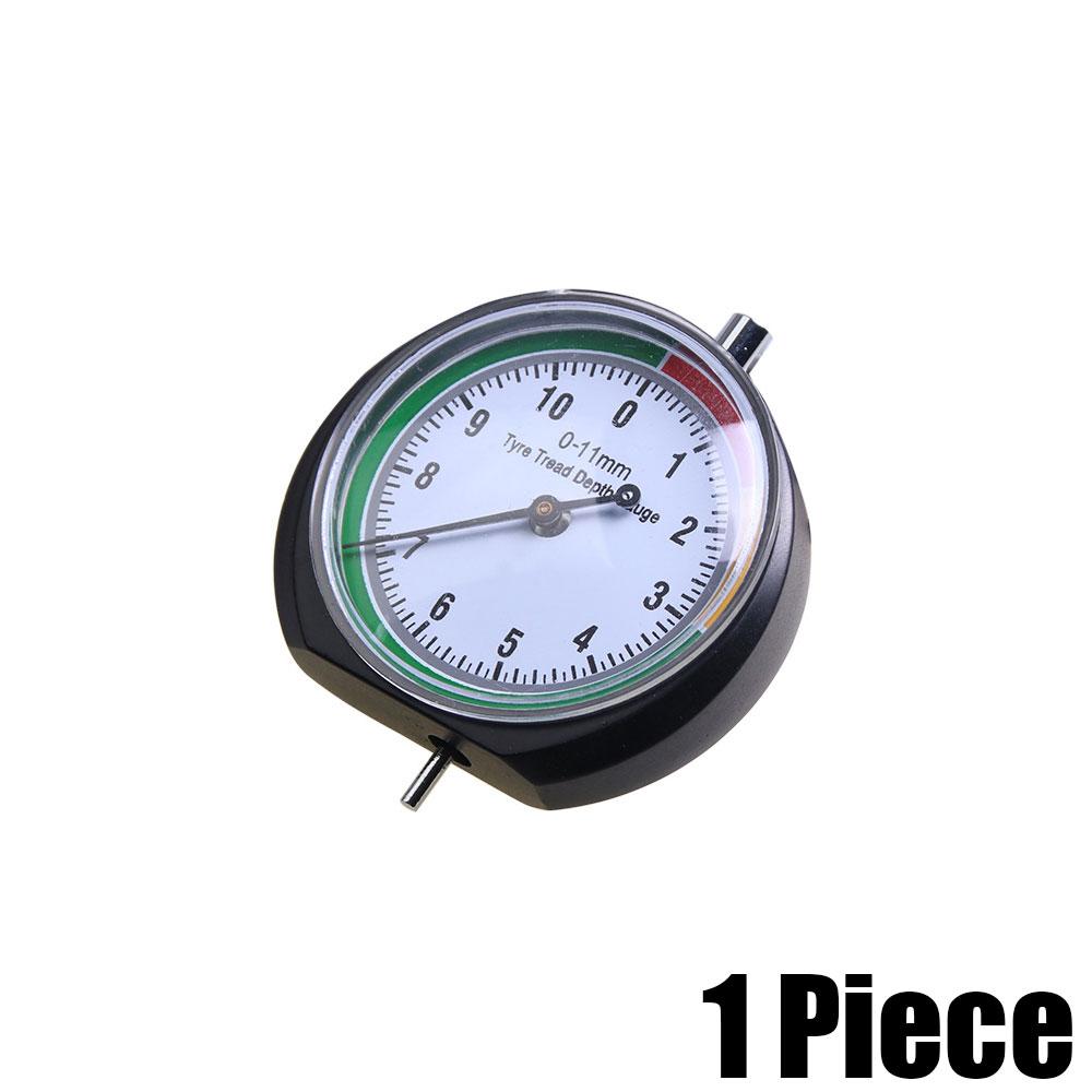 

1pc Car Wheel Tire Wear Detection Measure Ruler with Storage Bag High Accuracy Tire Tread Depth Gauge Ruler Auto Accessories чёрный