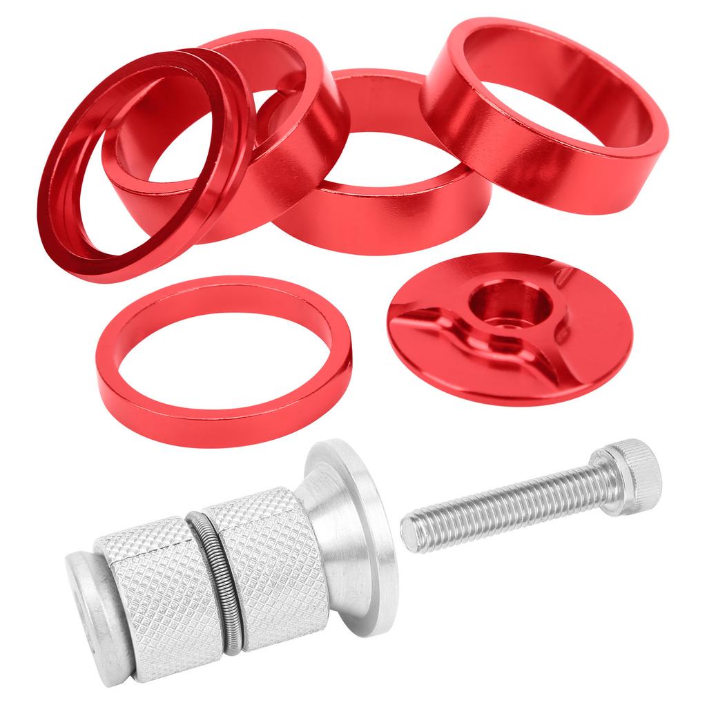 6pcs   Headset Spacer Aluminium Alloy Bike Handlebar Stem Spacers for Mountain Bike