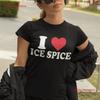 I Love Ice Spice T Shirt Ultra Soft Feel 100 Cotton Vintage Top For Everyday Wear Homme Designer Clothes Breathable