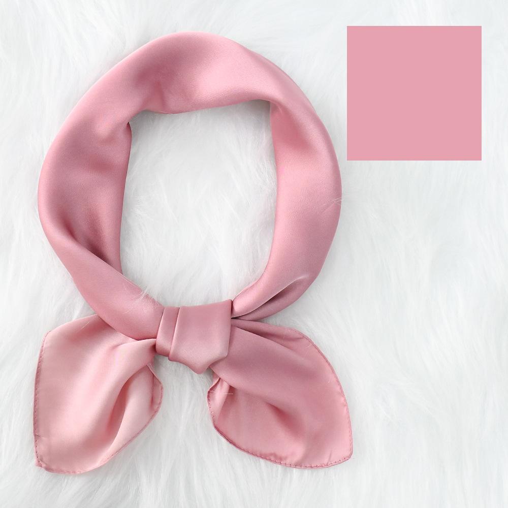 Women'S New Fashionable Atmosphere Simulation Silk Scarf Neck Protection Scarf Spring Summer Autumn Square Scarf