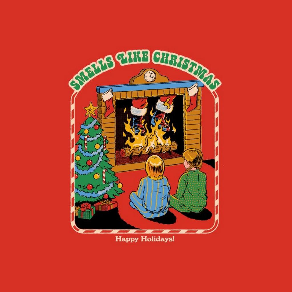 Steven Rhodes Unisex Adult Smells Like Christmas T-Shirt