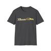 1969 GTO Judge Classic Muscle Car Gold Graphic T-Shirt
