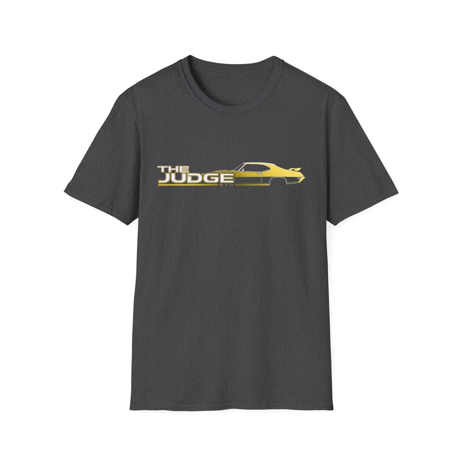 1969 GTO Judge Classic Muscle Car Gold Graphic T-Shirt L