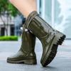 Unisex Waterproof Wildlife Society Rain Boots - Durable, Non-Slip, Outdoor Hiking Shoes