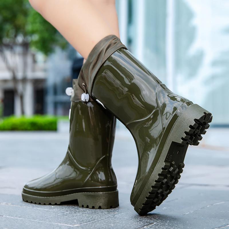 Unisex Waterproof Wildlife Society Rain Boots - Durable, Non-Slip, Outdoor Hiking Shoes