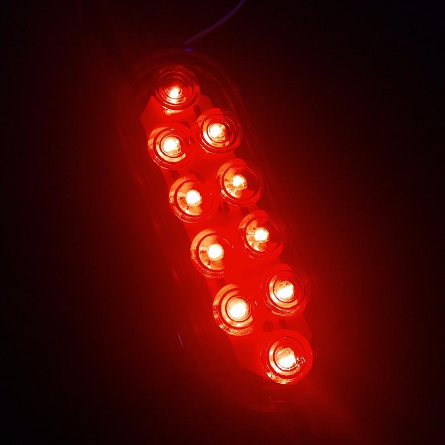 

One Pair 6 10LED Red Super Bright Car Brake Stop Marker Tail Lights Waterproof