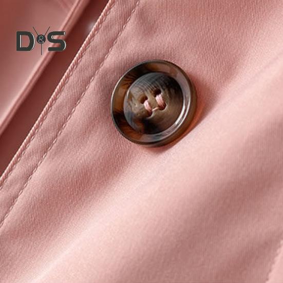 Langer, schmaler Damenmantel, elegant, stilvoll, einreihig, einfarbig, für den Business- oder Freizeitstil