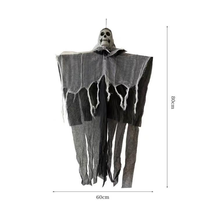 LED Halloween Ghost Hanging Light - DIY Decoration for Indoor Party Atmosphere