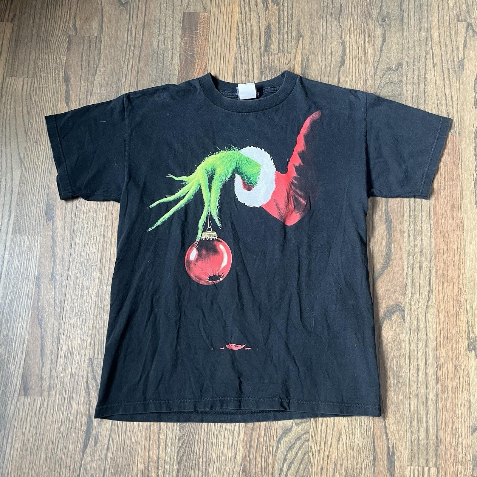 Vintage Jim Carrey How The Grinch Stole Christmas Movie Promo Tee Sz M Unisex T-Shirt XXXXL