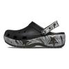 Crocs Sabots Classiques Sabots EVA Chaussures pour Femmes Noir Multicolore 208123-0C4