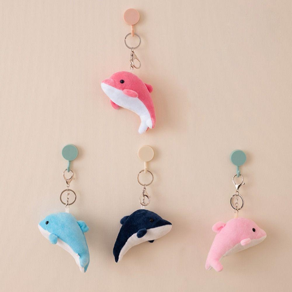Ocean Animal Stuffed Animal Keychain Bag Pendant Animal Doll Key Rings  Kids Holiday Gifts