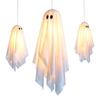 Ready To Place Halloween Specters Set of 3, Gauze Hanging Figures for Porch Window Party Scene, Living Room Styling, and Seasonal Display