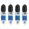 4-Piece Speed Bleeder Kit - Quick Bleeders with Dust Caps, 3/8"-24 x 32.6mm