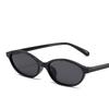 New flat round frame nerd narrow frame sunglasses women's small face yk spice girl wind green retro sunglasses